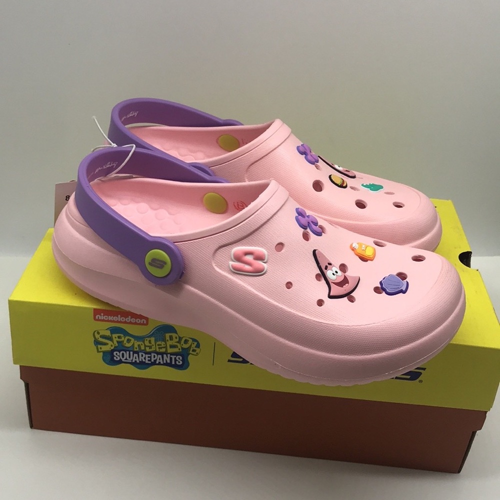 Skechers Sponge Bob Squarepants Women's Patrick Foamies Size 6 - Picture 11 of 14